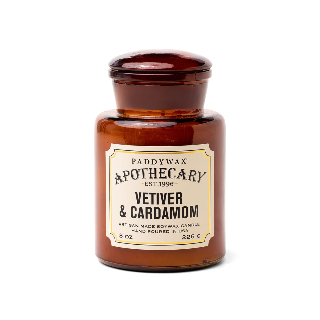 PADDYWAX Apothecary 8 oz Candle Vetiver + Cardamom