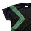 Triangle T- Shirt Black with Green