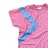 Triangle T- Shirt Pink and Light Blue