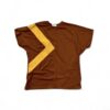 Triangle T- Shirt Brown Yellow