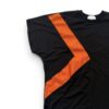 Triangle T- Shirt Black with Orange