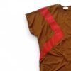 Triangle T- Shirt Brown with Red