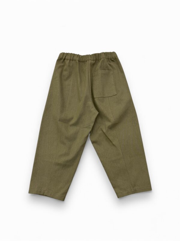 Loose Pants Khaki Denim