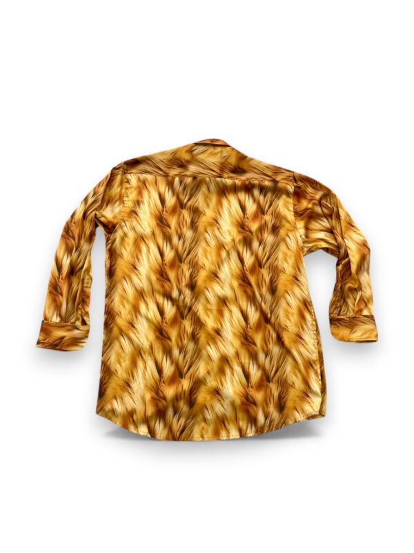Golden Abstract Texture Shirt