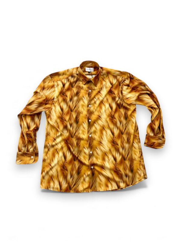 Golden Abstract Texture Shirt