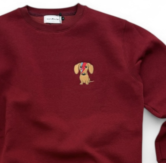 Zinovia Stardust Burgundy Sweatshirt