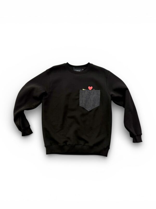 Athens Black Mondrian Sweatshirt