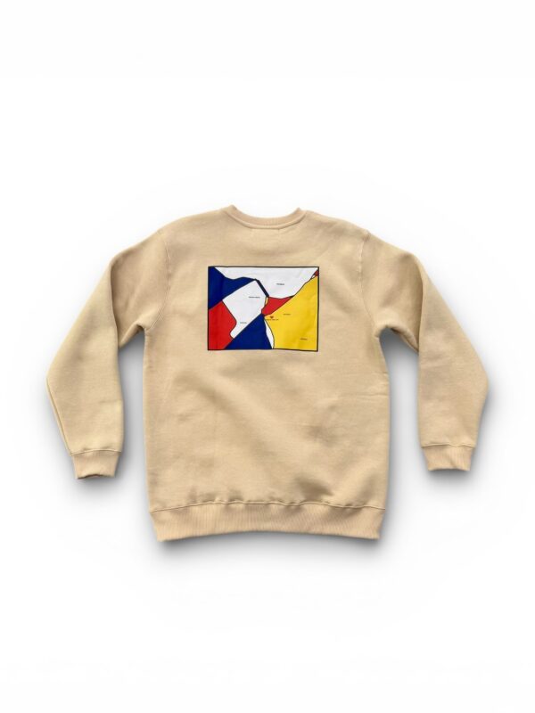 Athens Beige Mondrian Sweatshirt