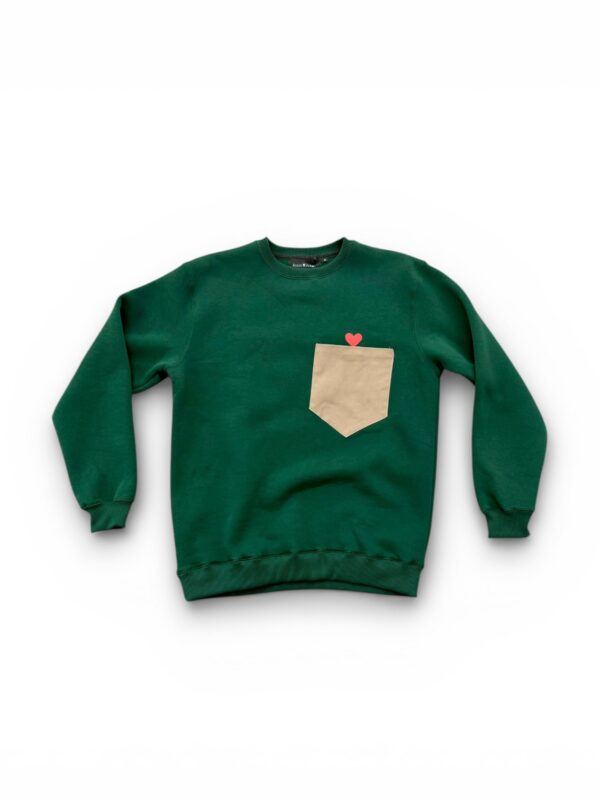 Athens Green Mondrian Sweatshirt
