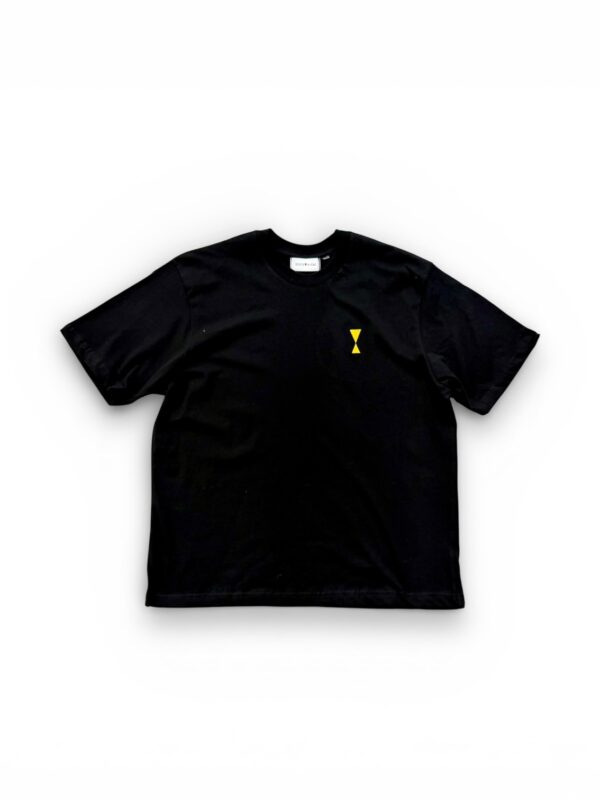 Oversized Cotton T-Shirt – (Gold Embroidered Logo)