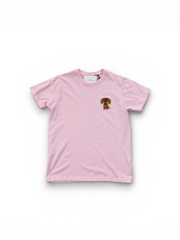 Zenovia Cotton T-Shirt – Pink (Embroidered Edition)