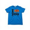 I Love You Zenovia T Shirt Blue