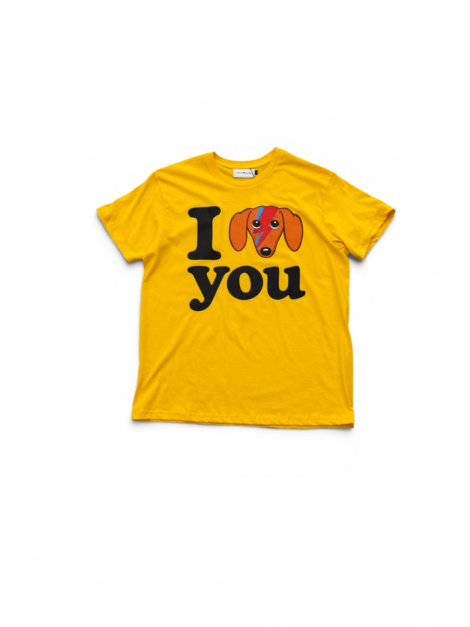 I Love You Zenovia T Shirt Yellow