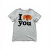 I Love You Zenovia T Shirt Light Grey