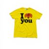I Love You Zenovia T Shirt Light Yellow