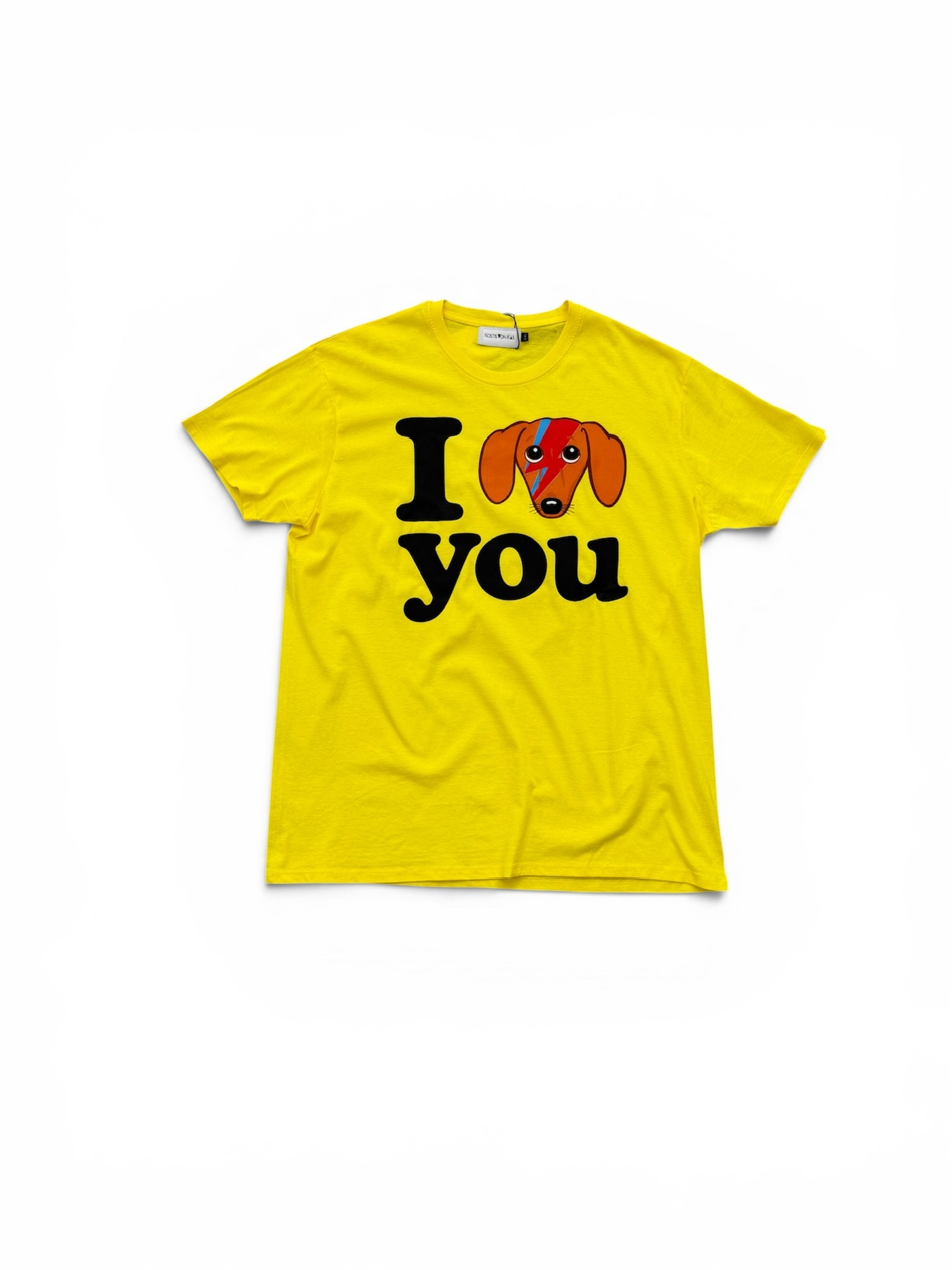 I Love You Zenovia T Shirt Light Yellow